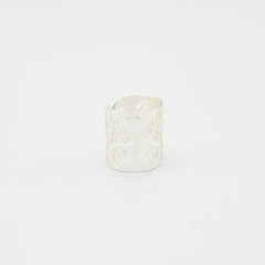 Anillo Mariposa Calada Plateado - Bambú Rosa Joyas y Accesorios