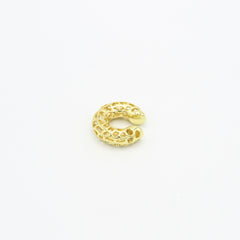 Earcuff Calado Cebra Dorado