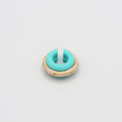 Earcuff Arcilla Doble Azul-Blanco