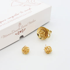 Set enredadera Topos + Anillo Dorado