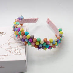 Diadema Recamada Perla Multicolor Conexión