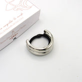 Accesorio para el cabello Maxi Liso Doble Plateado