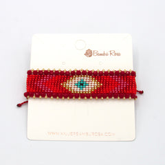 Pulsera Ojo Turco Esencial Rojo