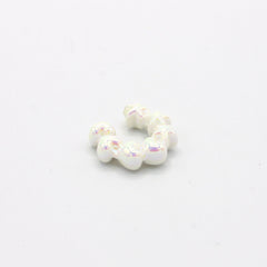 Ear Cuff Porcelanicron Esencial Visos Blanco