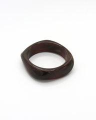 Pulsera Maxi Resina Café Oscuro