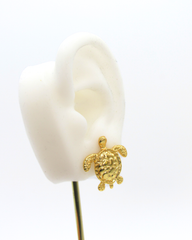 Aretes Topos Tortugas Doradas