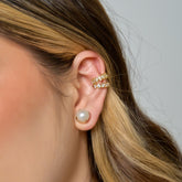 Topo Perla Dorado - Bambú Rosa Joyas y Accesorios