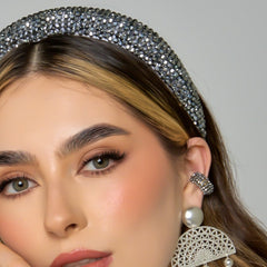 Ear Cuff Entorchado Plateado Murano Conexión