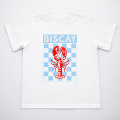 Camiseta manga corta estampada langosta - Bambú Rosa Joyas y Accesorios