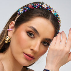 Aretes Gancho Hoja Malanga Mini Dorado - Bambú Rosa Joyas y Accesorios