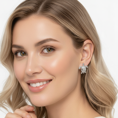 Aretes Topos Tortugas Plateadas