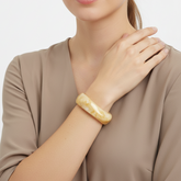 Pulsera Maxi Resina Beige