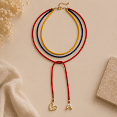 Collar Corbatin Colombia Dijes corazón