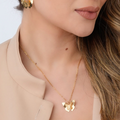 Collar Mini Mariposas Dorado