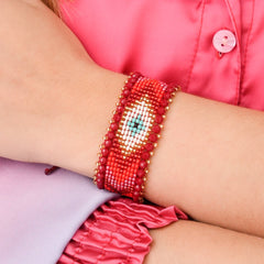 Pulsera Ojo Turco Esencial Rojo