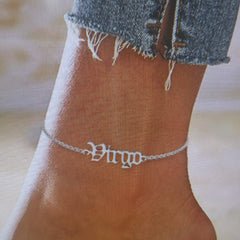 Tobillera personalizada Dorada o plateada