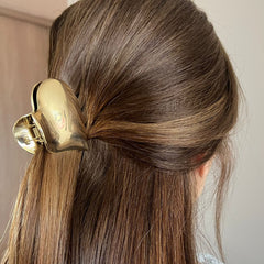 Pinza Corazón Latidos Dorada