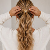 Accesorio para el cabello Corazón Dorado - Bambú Rosa Joyas y Accesorios