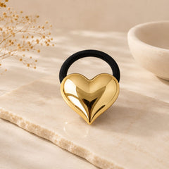 Accesorio para el cabello Corazón Dorado - Bambú Rosa Joyas y Accesorios