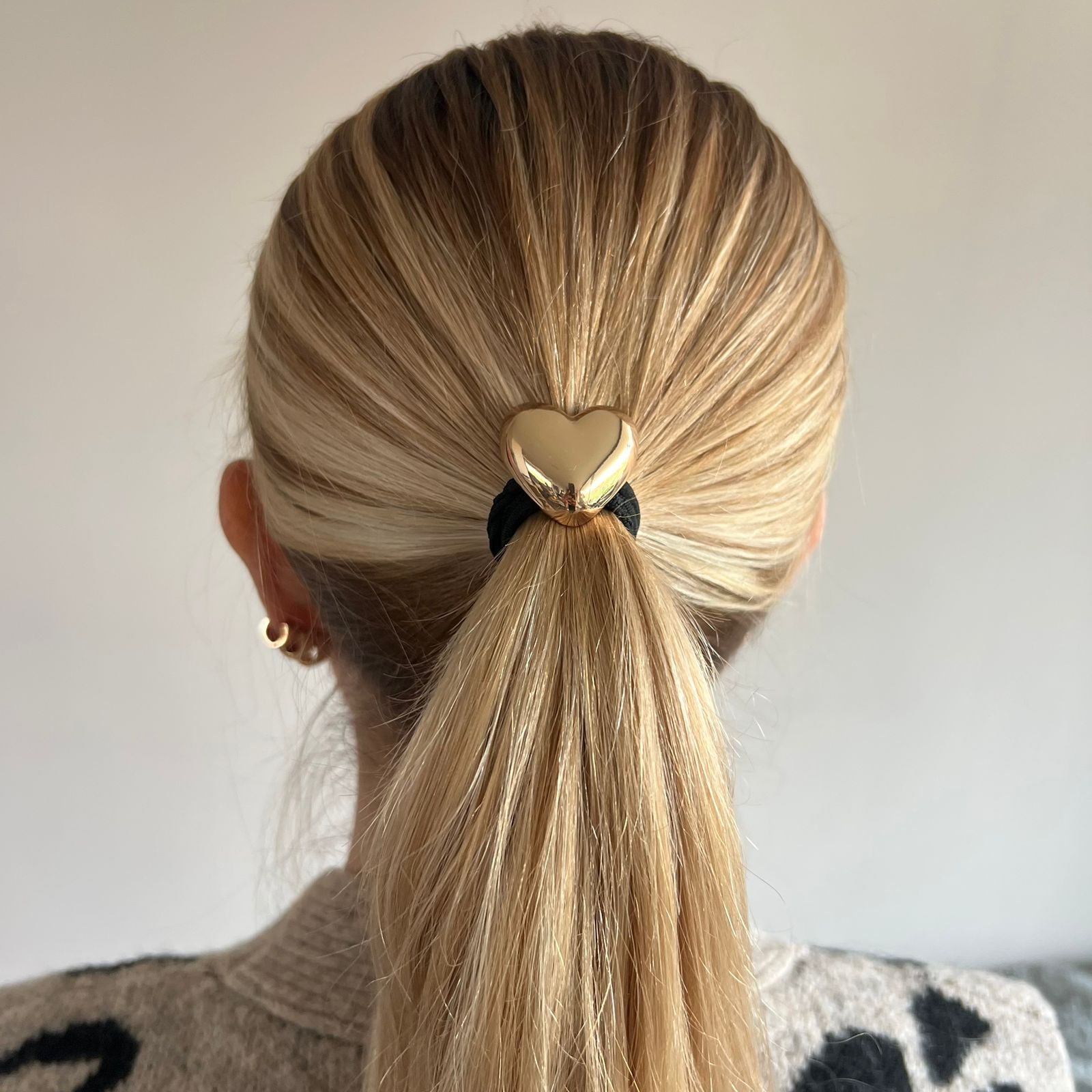 Accesorio para el cabello Corazón Dorado - Bambú Rosa Joyas y Accesorios