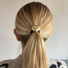 Accesorio para el cabello Corazón Dorado