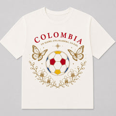 Camiseta manga corta Mariposas Colombia
