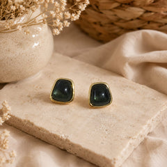Aretes Maxi Topos Cuadro Verde Visos Abaco