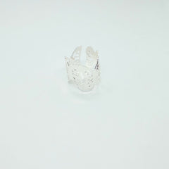 Anillo Mariposa Calado Plateado - Bambú Rosa Joyas y Accesorios