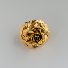 Anillo Rosa Dorado - Bambú Rosa Joyas y Accesorios