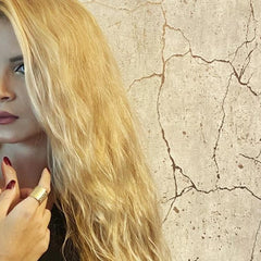 Anillo Padre nuestro - Bambú Rosa Joyas y Accesorios