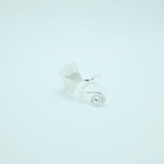 Anillo Espiral Cola De Sirena Plateado - Bambú Rosa Joyas y Accesorios