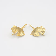 Aretes Gancho Cola De Sirena Mini Dorado