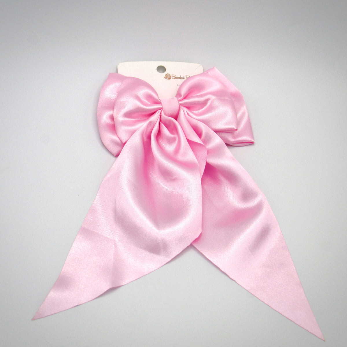 Moño Coquette Pinza - Bambú Rosa Joyas y Accesorios 