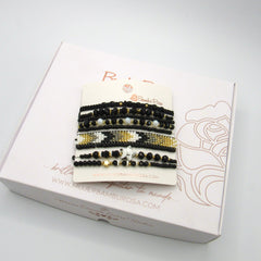 Set De Pulseras X9 Conexión Negro