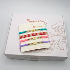 Set De Pulseras X 4 Girasol Multicolor