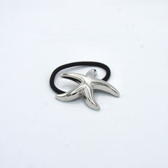 Hair Clip Estrella Plateada