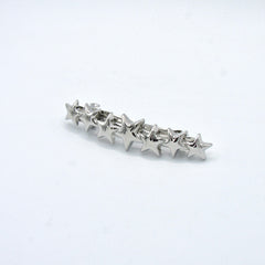 Pinza Estrellas Plateadas