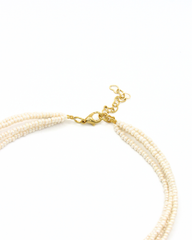 Collar Estrella De Mar Y Perlas Dorado