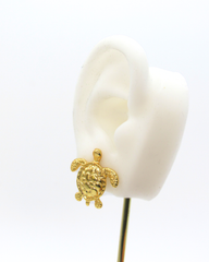 Aretes Topos Tortugas Doradas