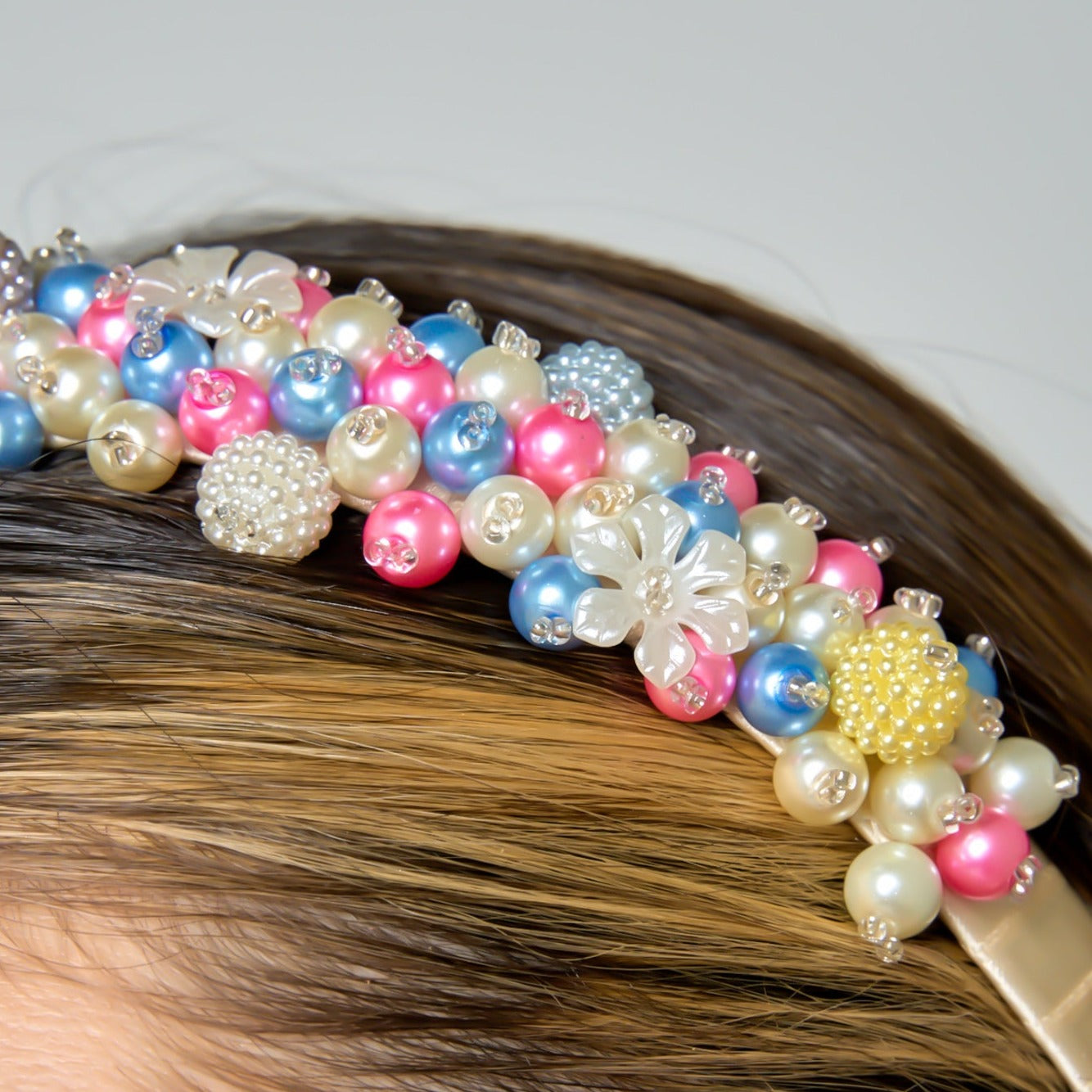 Blulu Juego de 4 diademas de encaje de los años 80 con lazo para mujer, accesorios para el cabello de los años 80 para ropa retro de los años 80 (color Blulu Juego de 4 diademas de encaje de los años 80 con lazo para mujer, accesorios para el cabello de los años 80 para ropa retro de los años 80 (color