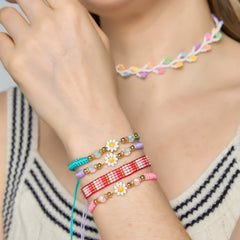 Set De Pulseras X 4 Girasol Multicolor