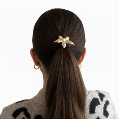 Accesorio para el cabello Flor Perla Dorada
