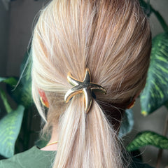 Hair Clip Estrella Dorada