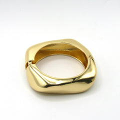 Pulsera Maxi Dorada Geometrica