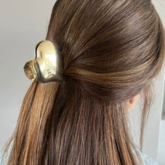 Pinza Corazón Latidos Dorada