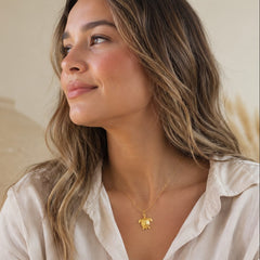 Collar Dije Tortuga Dorado