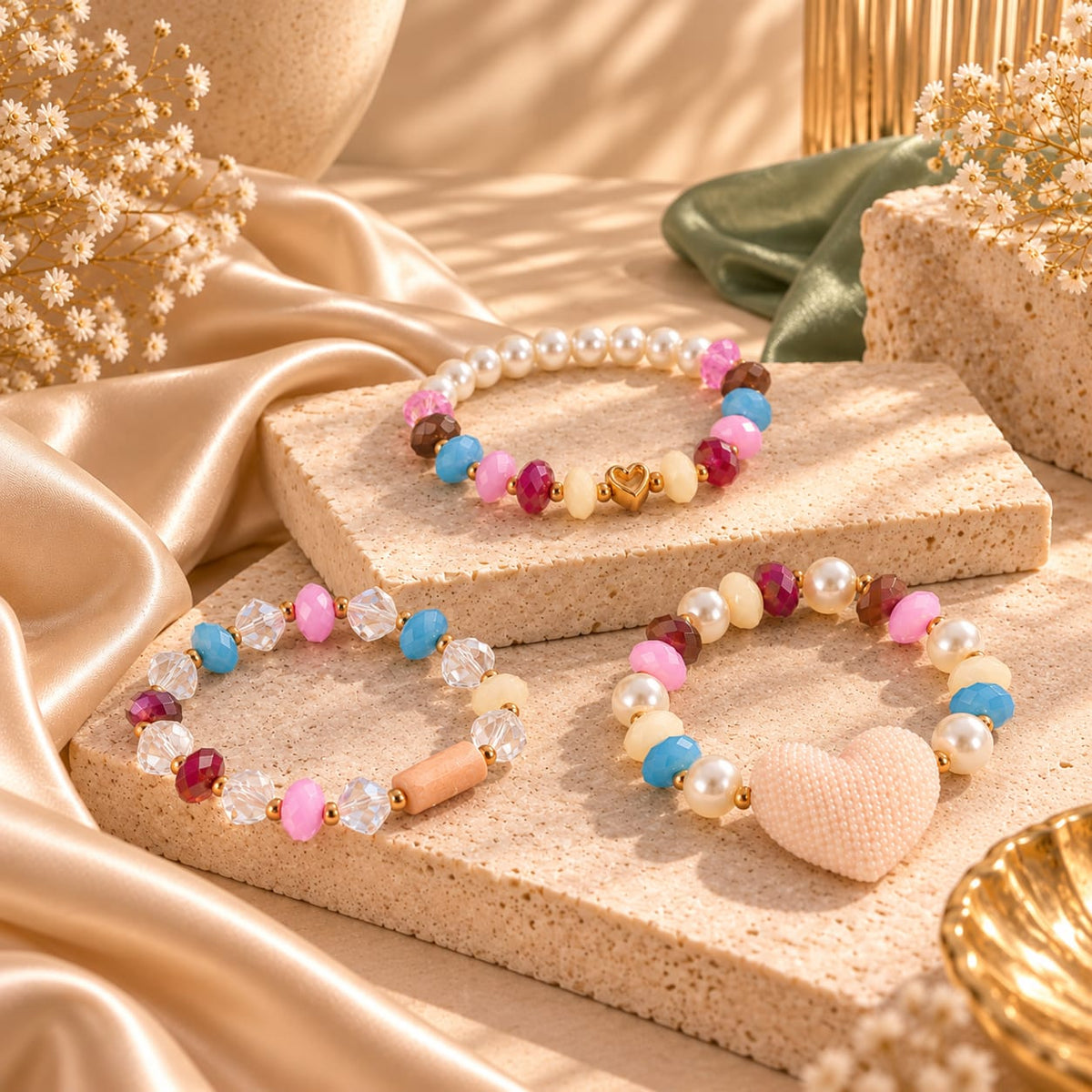 Set Pulseras X 3 Multicolor Esplendor