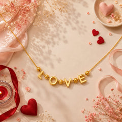 Collar Dorado Personalizado Love Amaré