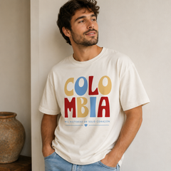 Camiseta manga corta Colombia Hombre