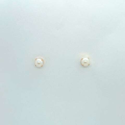 Topos Perla Dorado - Bambú Rosa Joyas y Accesorios 